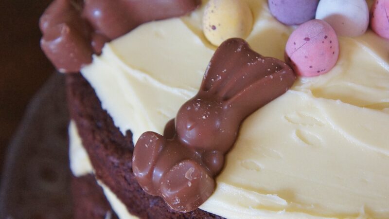 Triple layer Chocolate Easter Cake