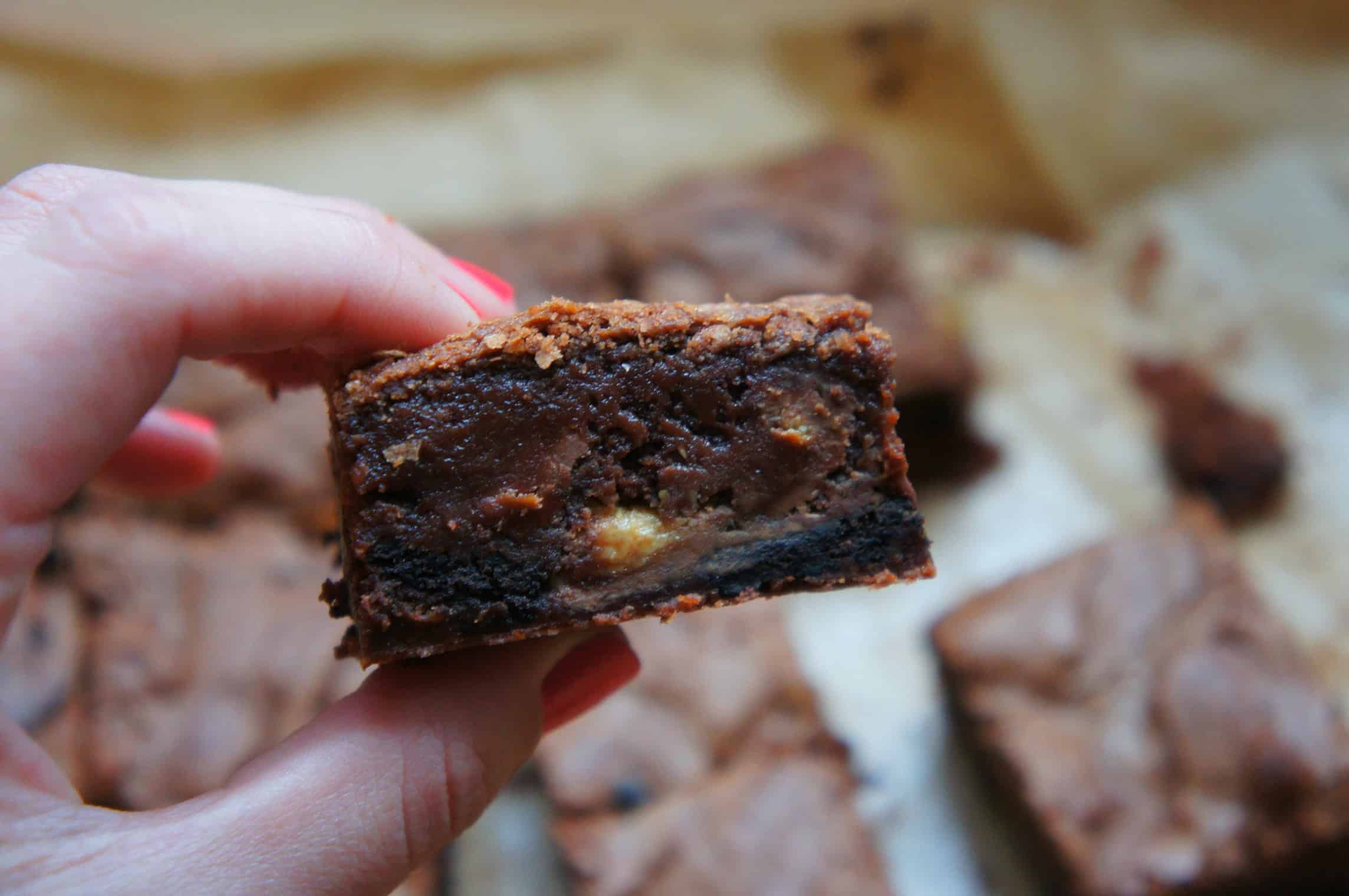 Reese's and Oreo brownies