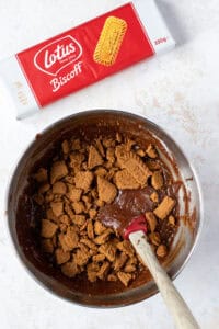 Lotus Biscoff Brownie mixture
