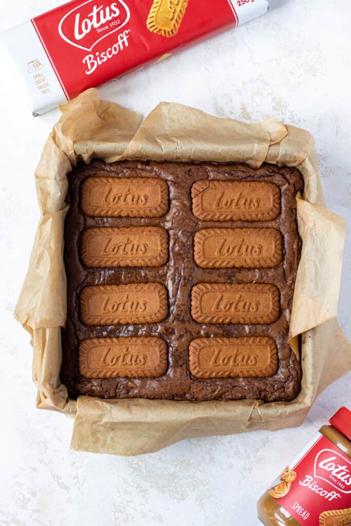 Lotus Biscoff Brownies