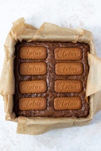 Lotus Biscoff Brownies