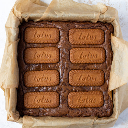 Lotus Biscoff Brownies