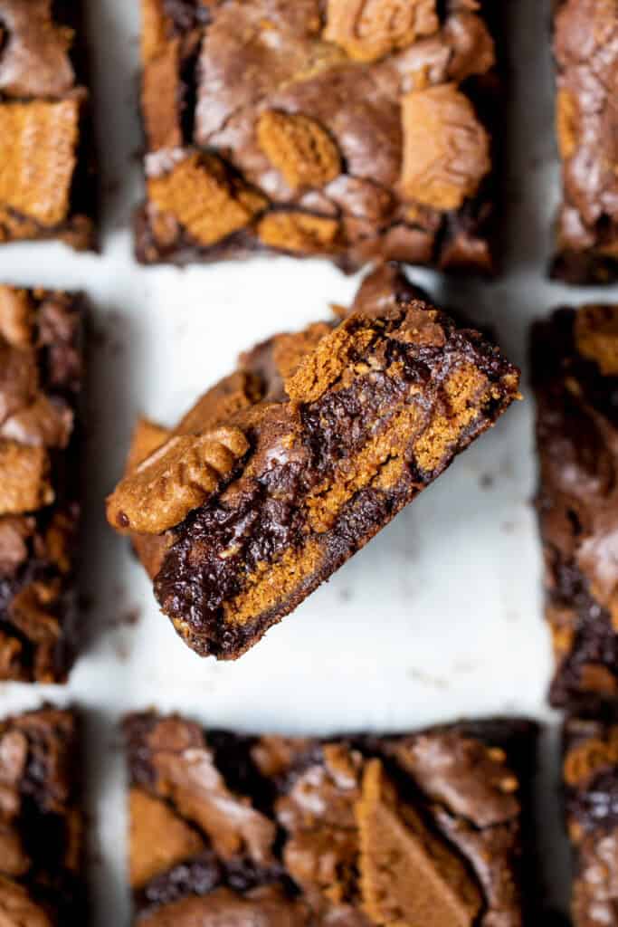 Lotus Biscoff Brownies