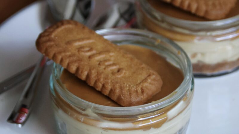 Lotus Biscoff cheesecakes
