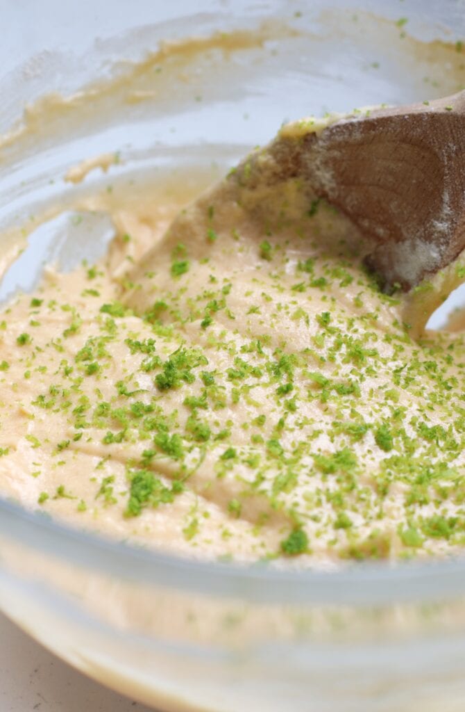 Mojito cake mixture
