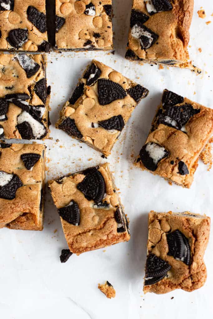 Oreo Peanut Butter Blondies