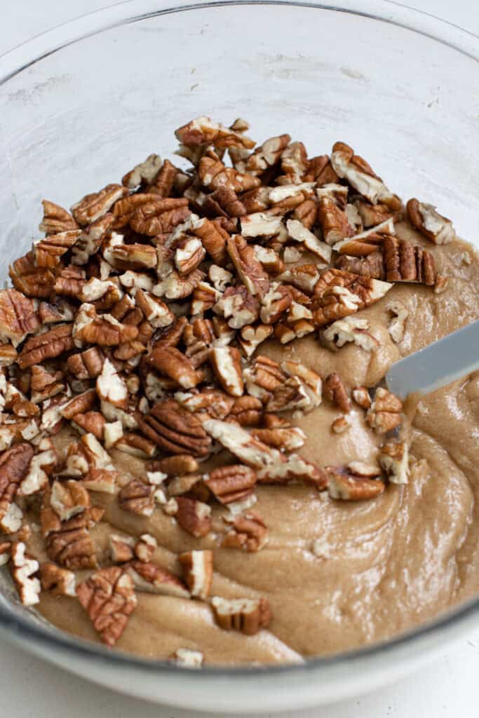 Pecan Cinnamon Roll Cookie dough