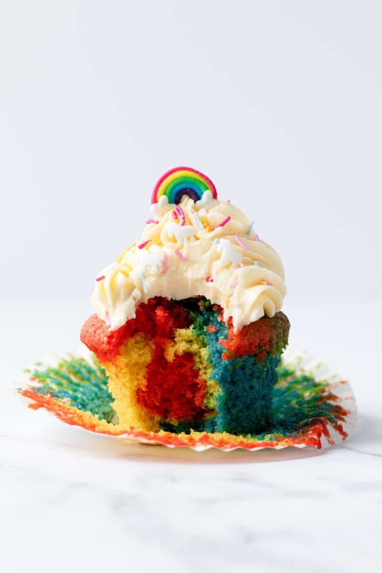 Rainbow Cupcakes