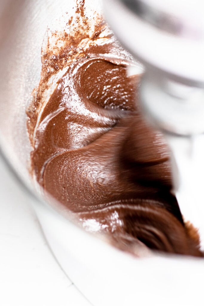 chocolate fudge cake mixture