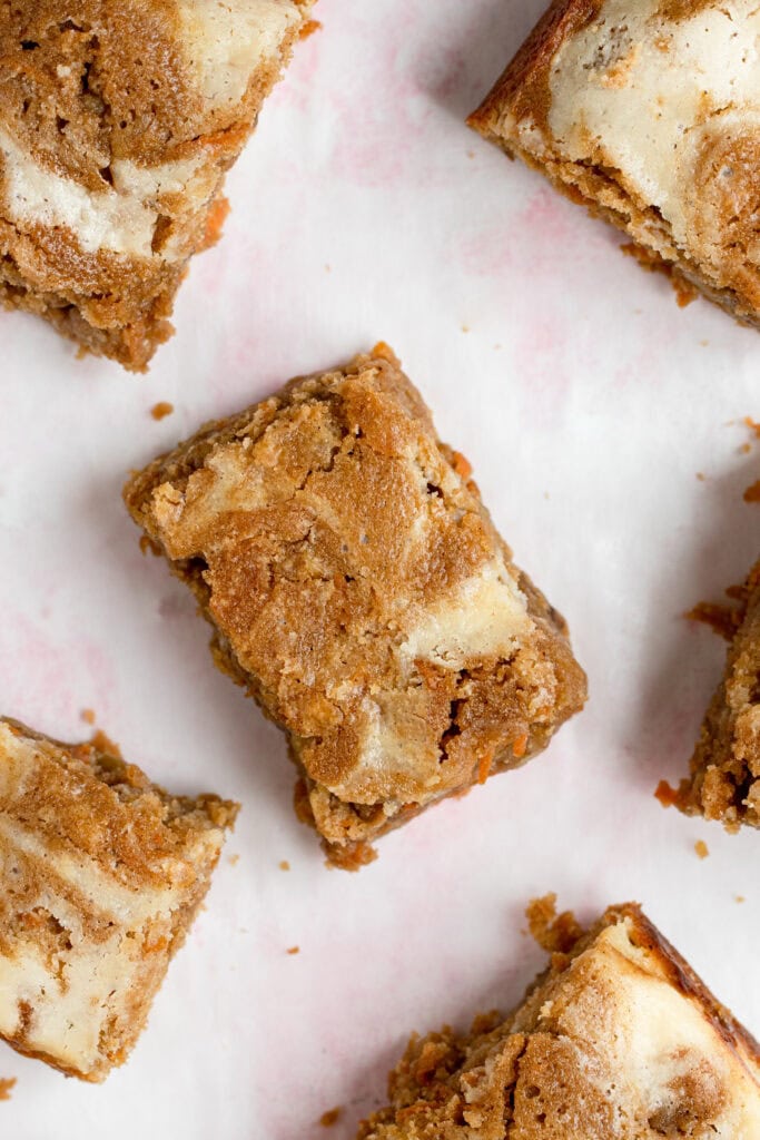 Carrot cake blondies