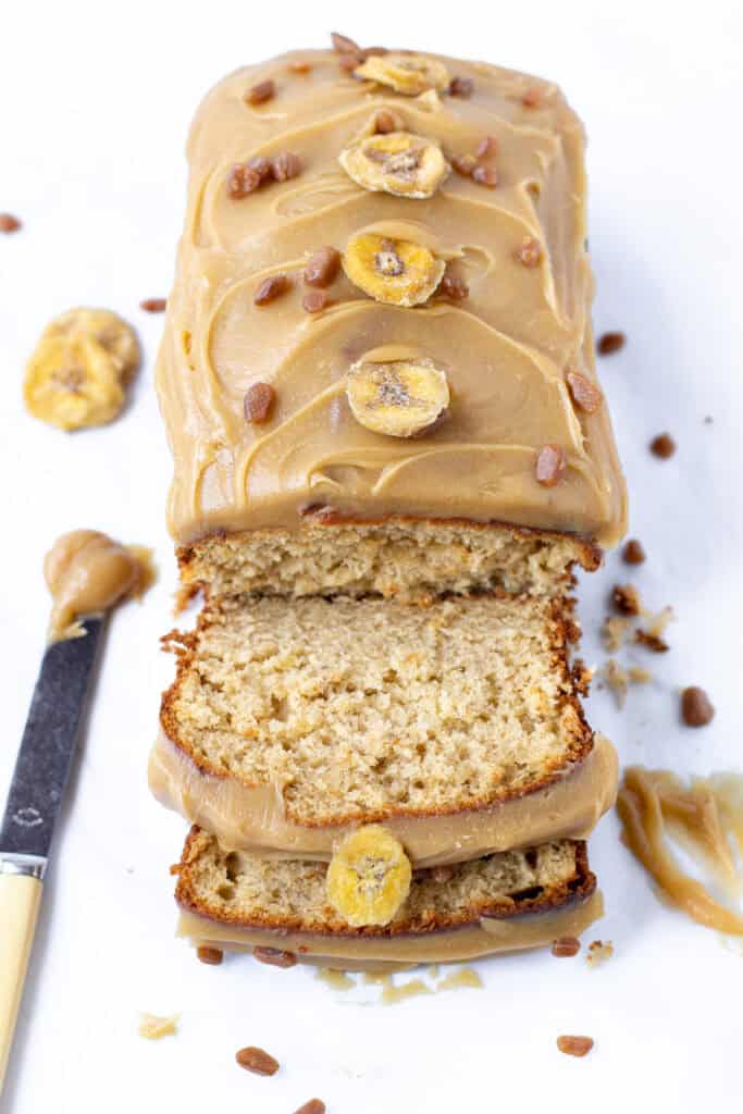 Sticky toffee banana bread