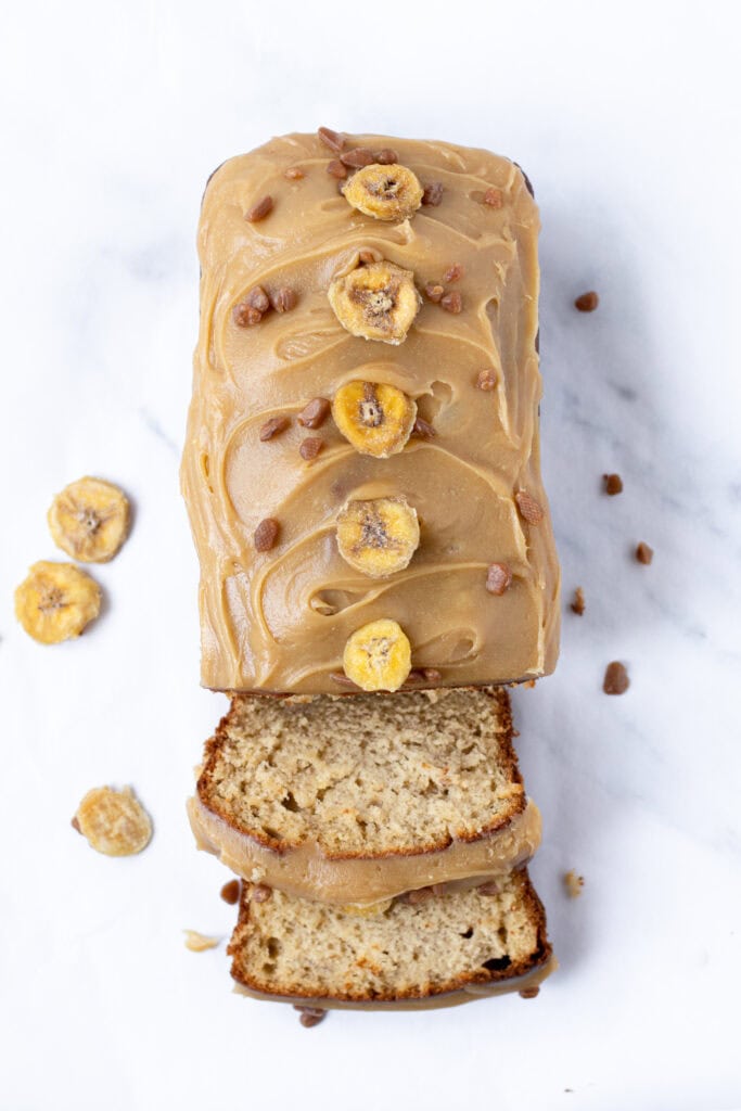 Sticky toffee banana bread