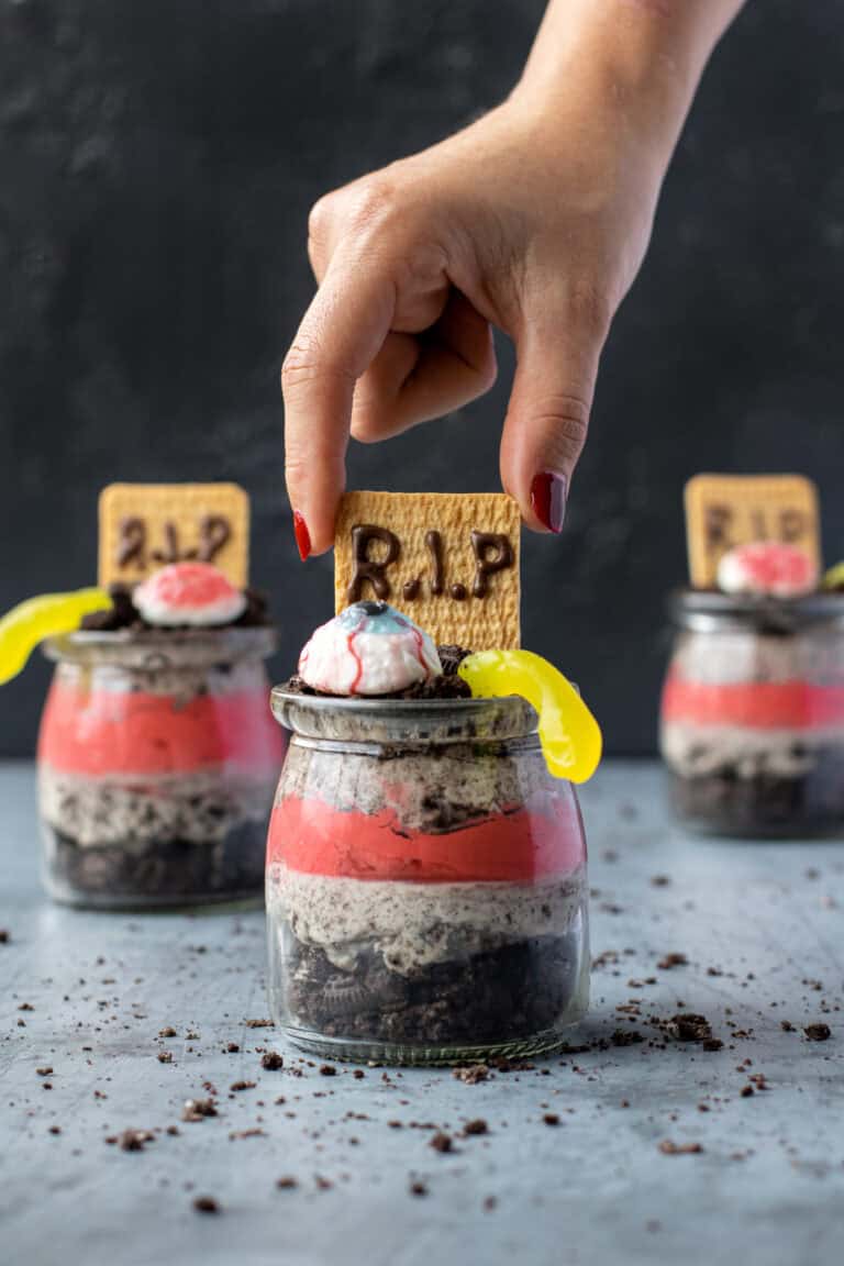 Graveyard Oreo Cheesecakes