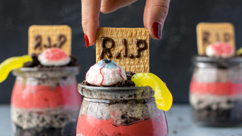 Graveyard Oreo Cheesecakes