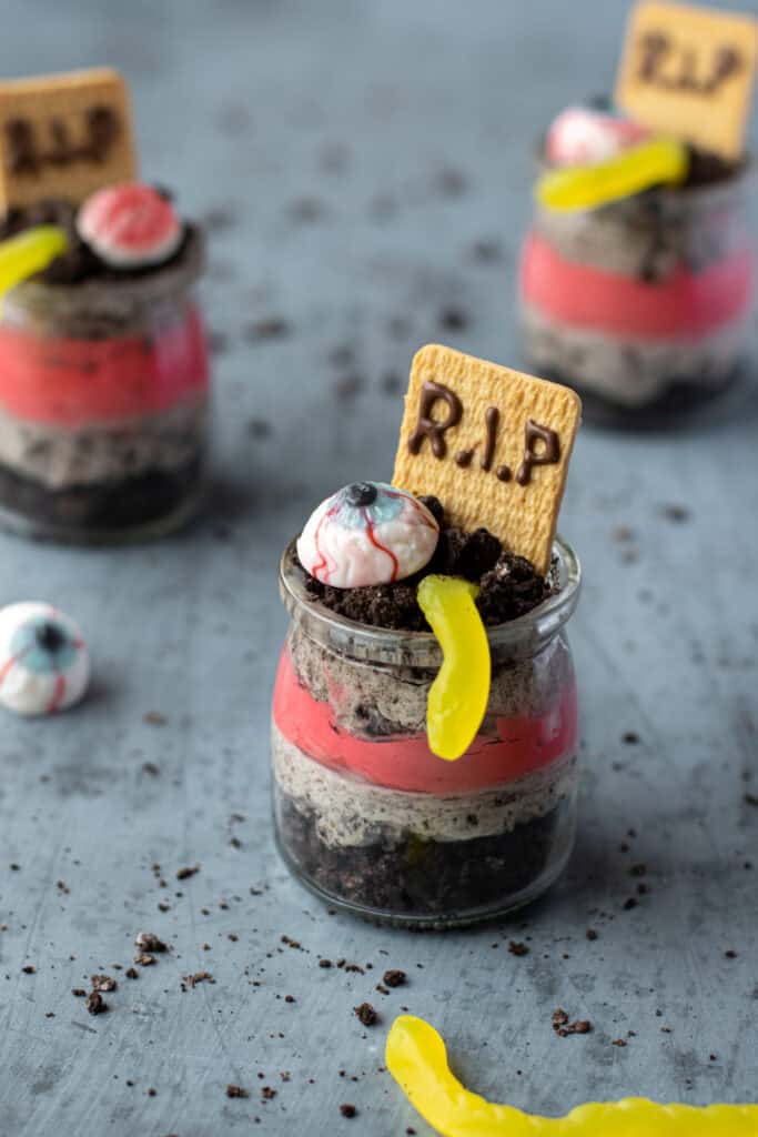 Graveyard Oreo Cheesecakes