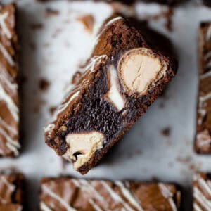 Kinder bueno fudgy brownies