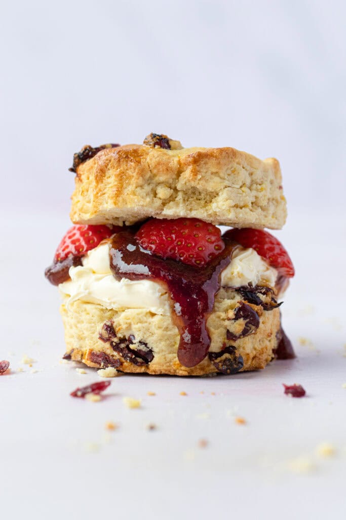 Christmas morning scones