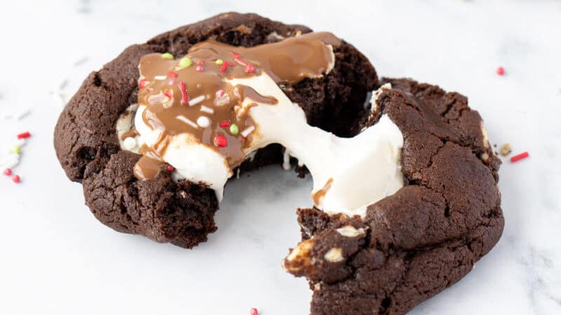 Hot Chocolate Cookies