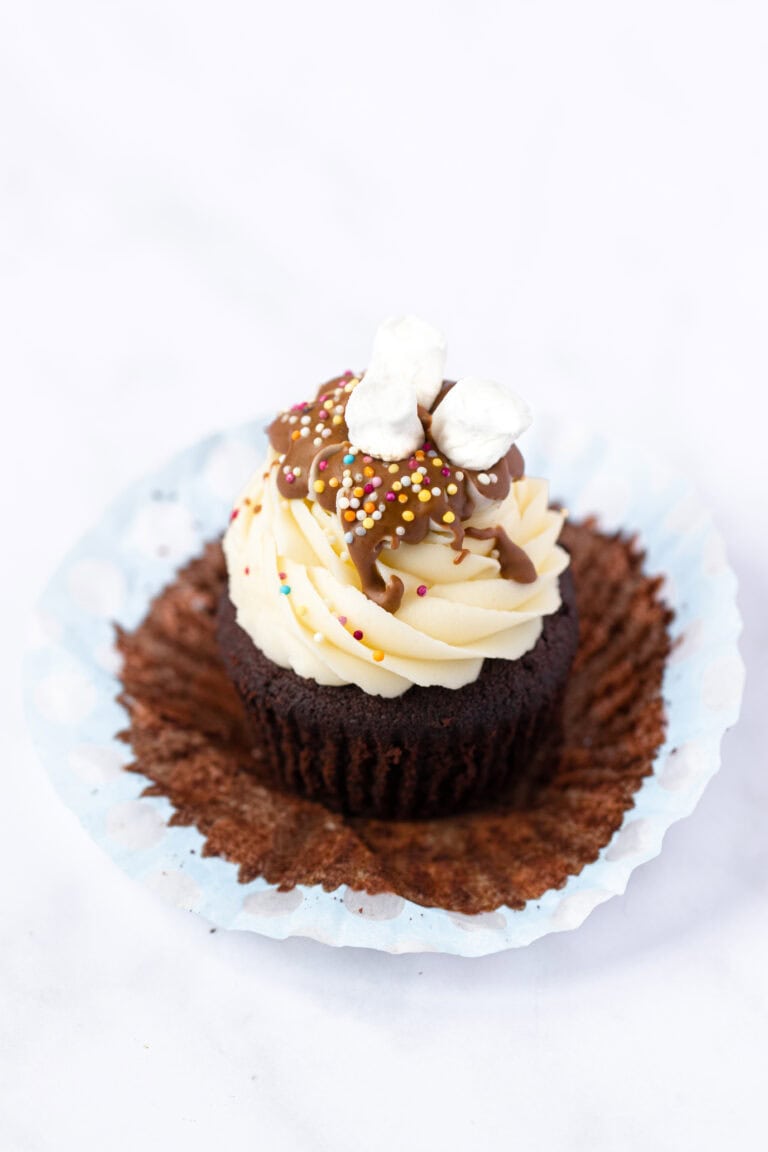 Hot Chocolate Cupcakes