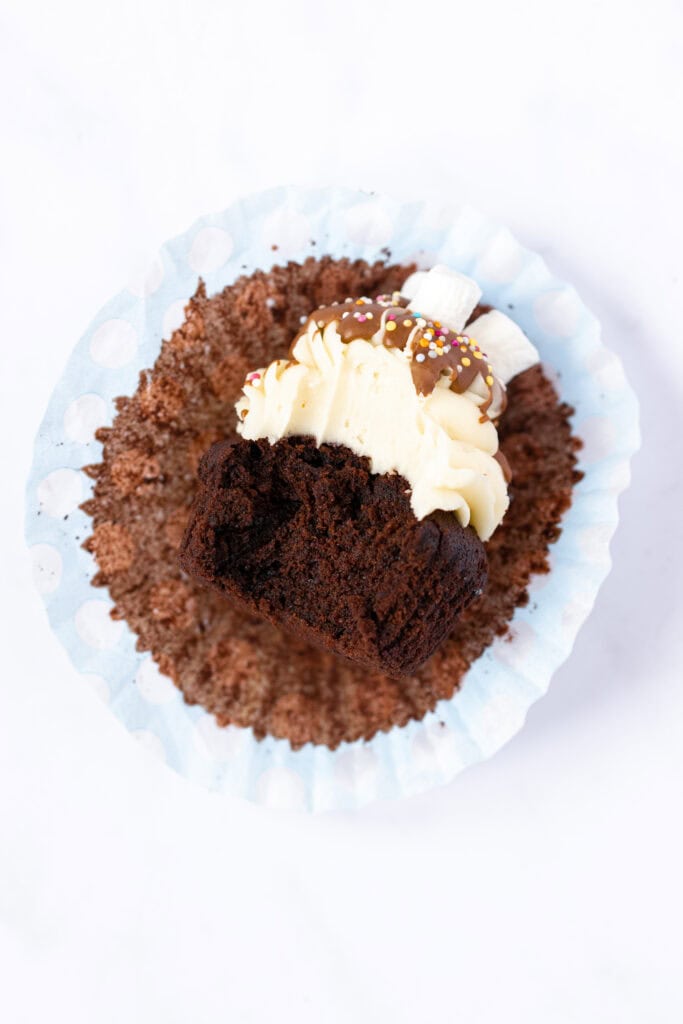 Hot Chocolate Cupcakes