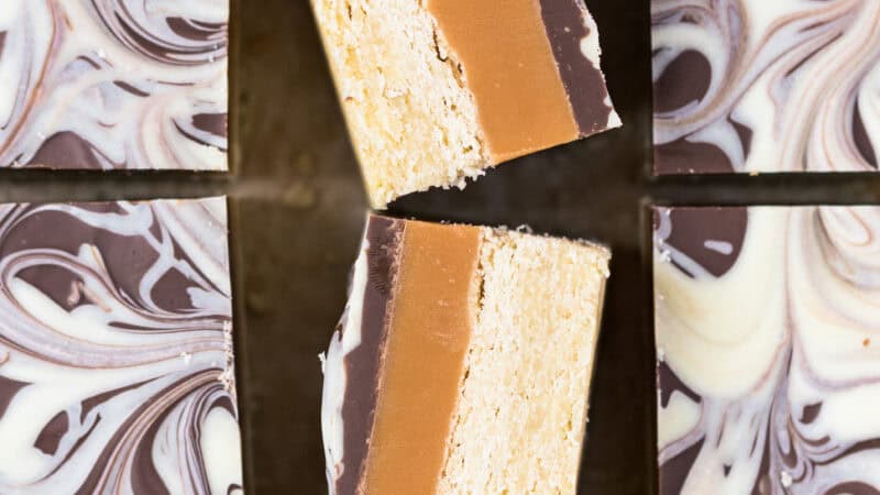 Millionaire’s Shortbread (step-by-step picture recipe)