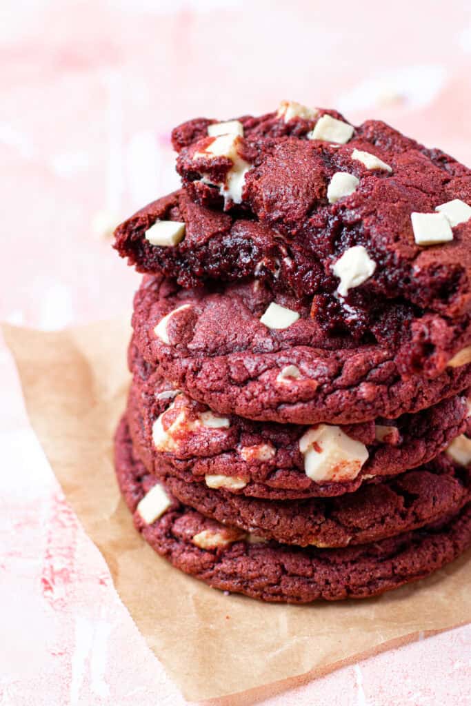Red velvet cookies