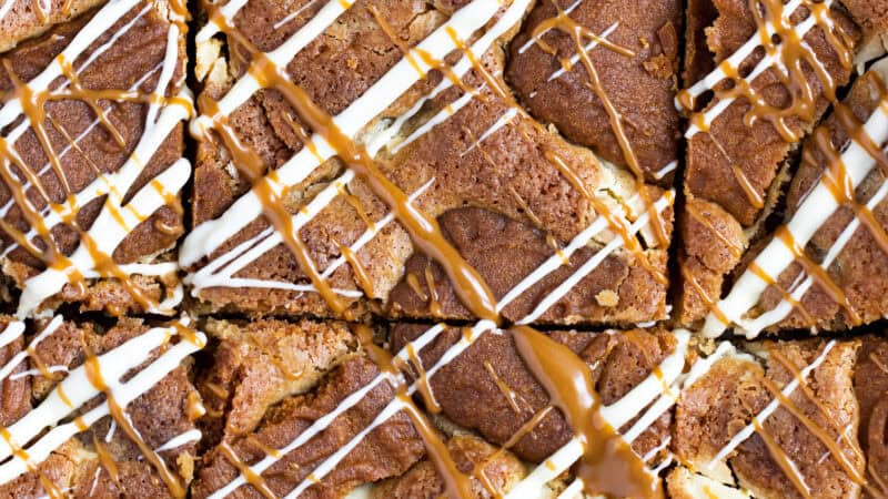 Biscoff Blondies With White Chocolate Chunks