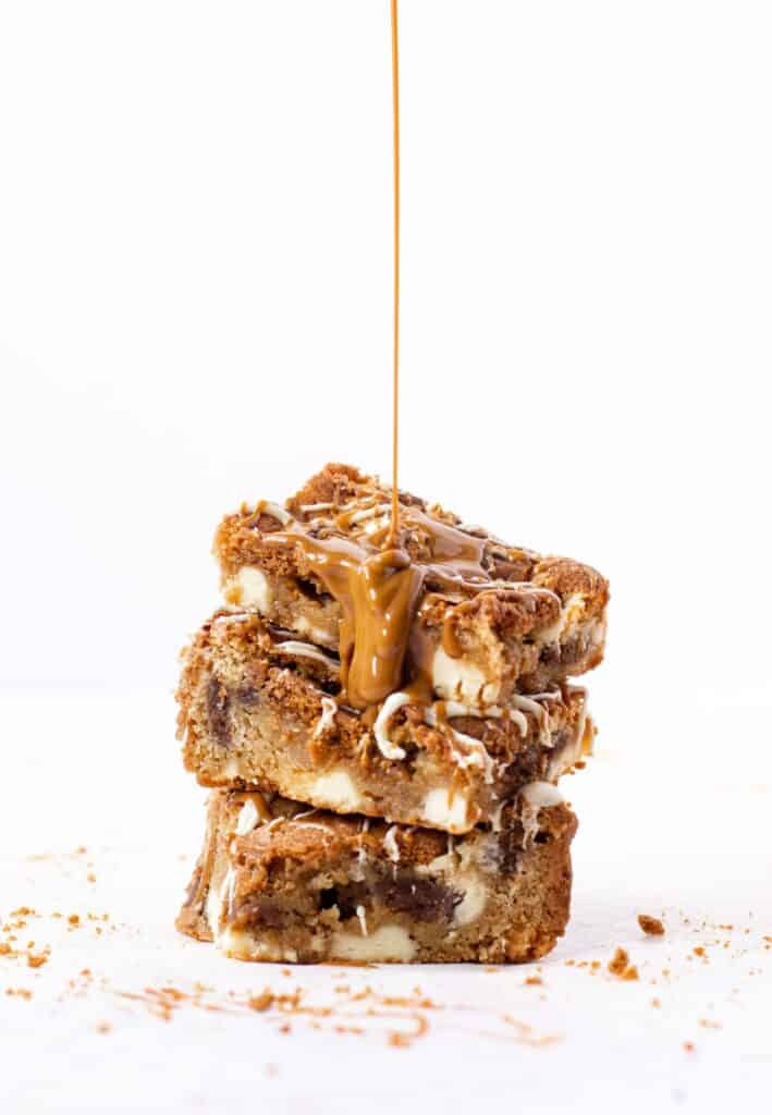 Biscoff blondies