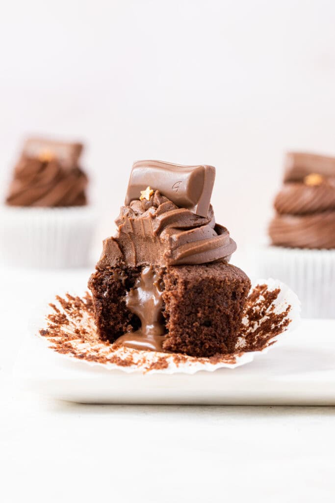 Galaxy chocolate cupcakes