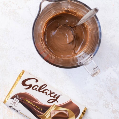 Melted Galaxy chocolate