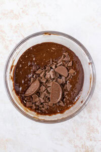 Chocolate Orange brownie mixture