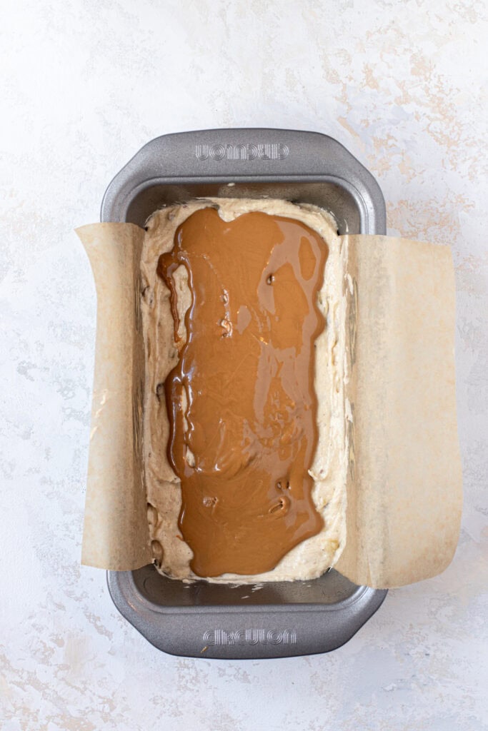 Biscoff spread banana bread