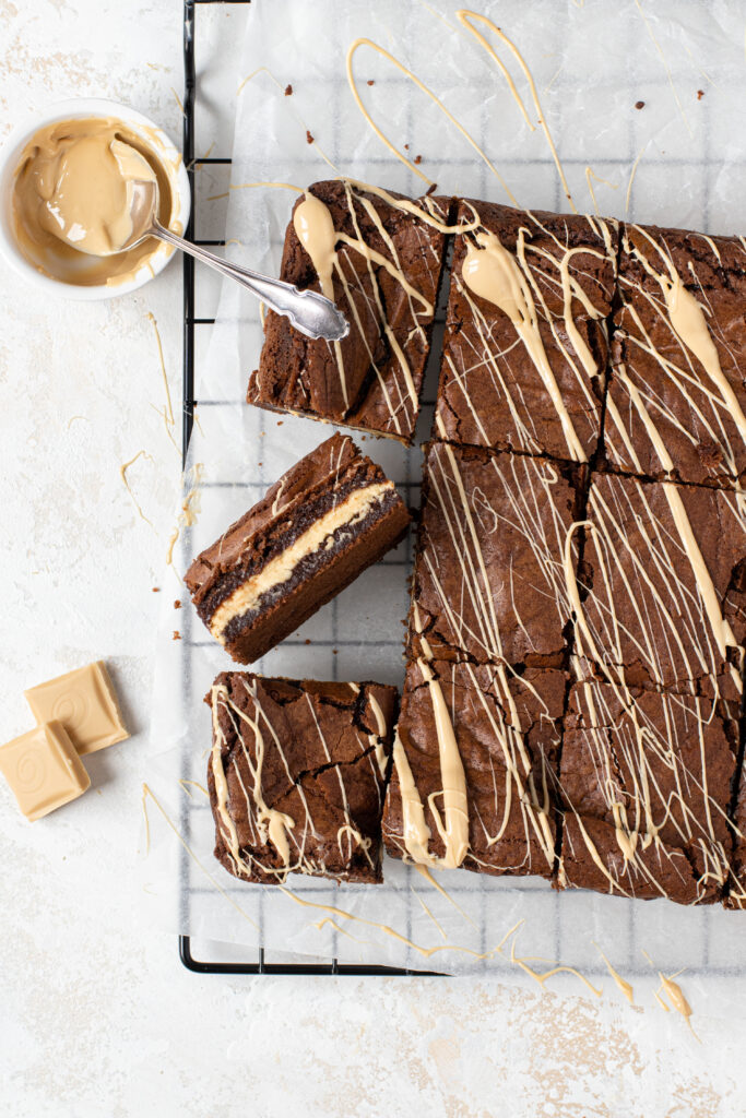 Caramilk brownies