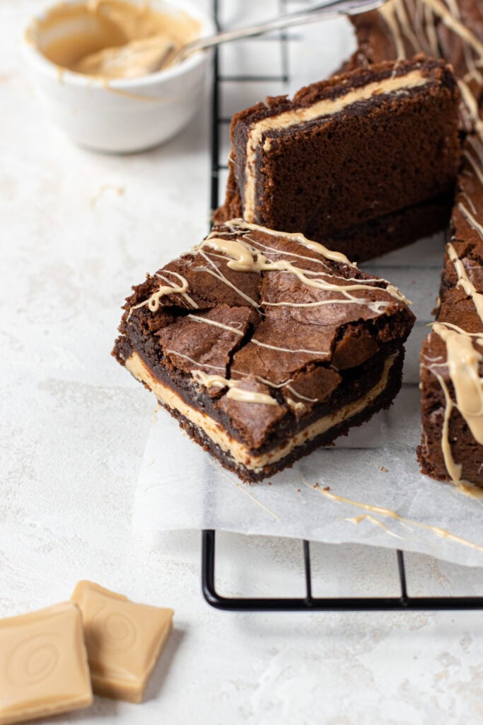 Caramilk brownies