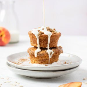 Peaches and cream muffins