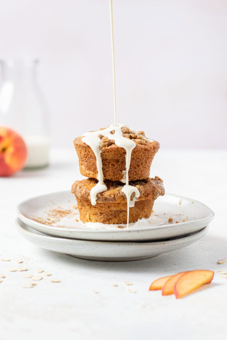 Peaches and cream muffins