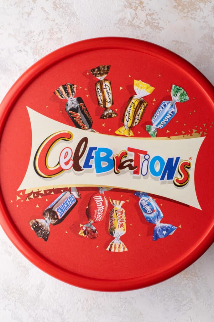 Celebrations chocolate box