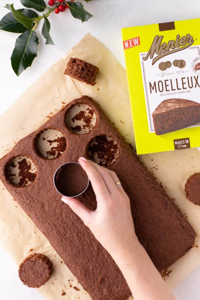 mini chocolate cakes