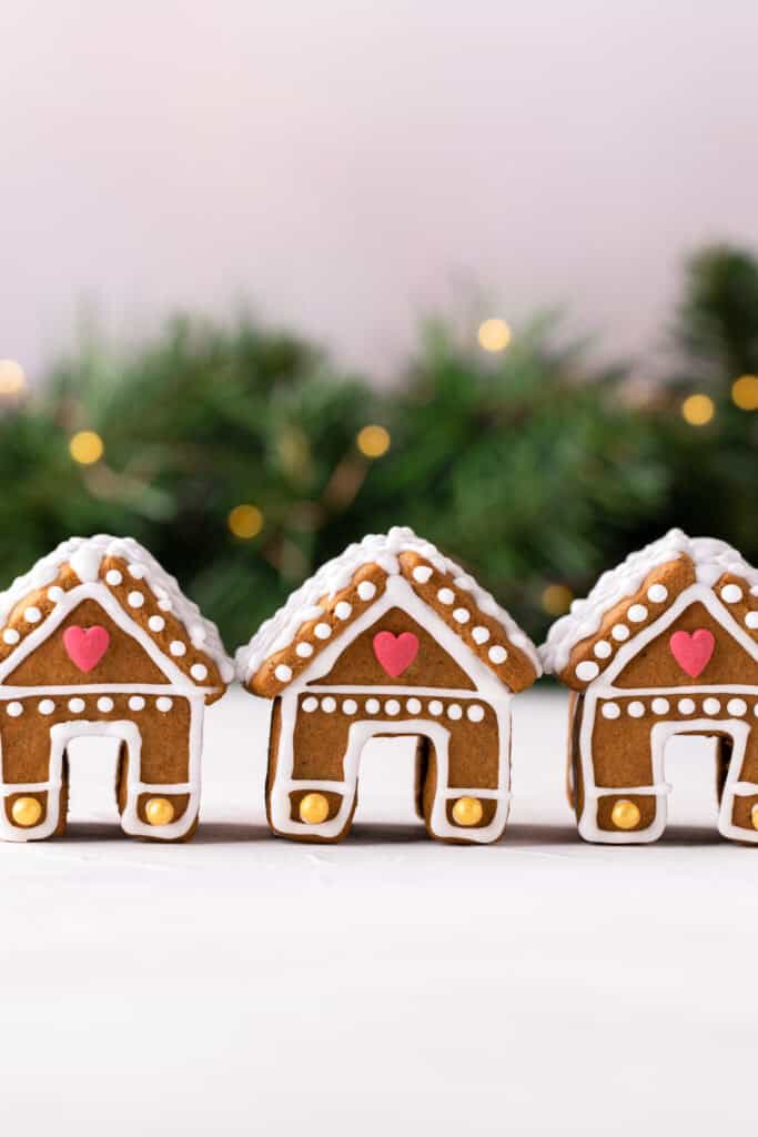 Mini gingerbread houses
