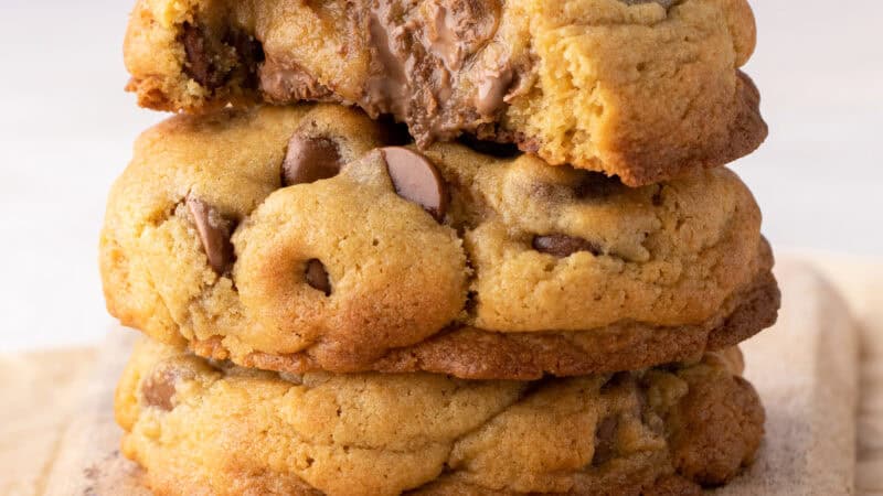 Thick Chocolate Chip Cookies