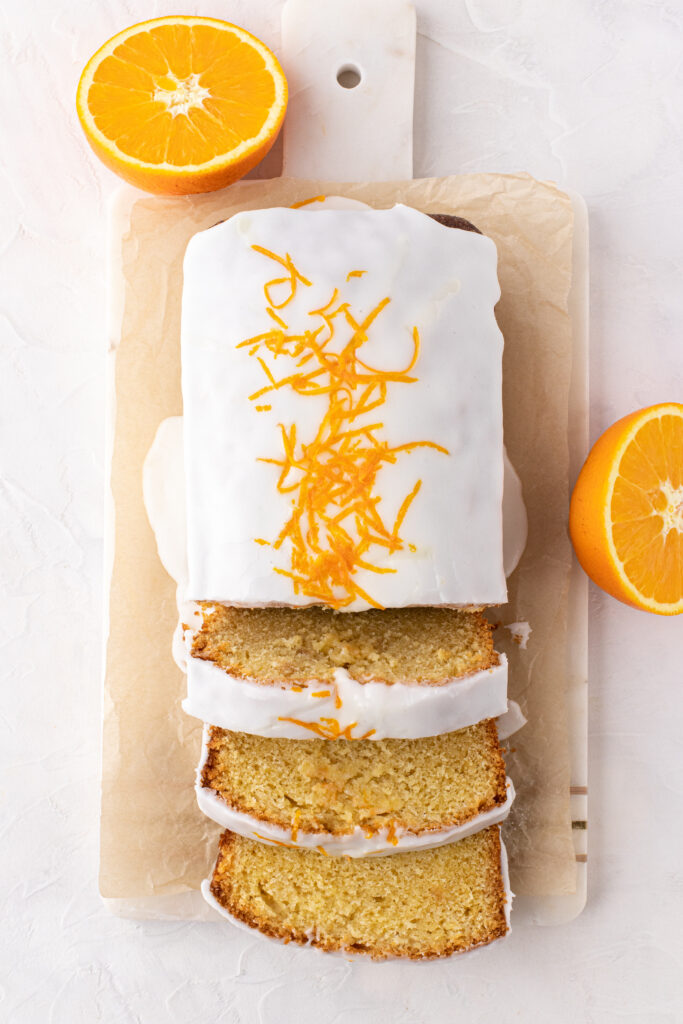 Orange drizzle cake