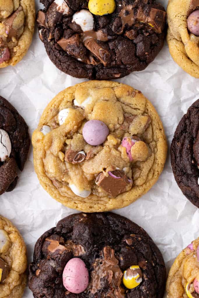 Mini Egg Cookies two flavours - vanilla and chocolate