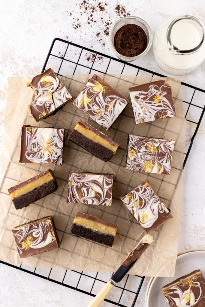 Cookies & Cream Millionaires Shortbread