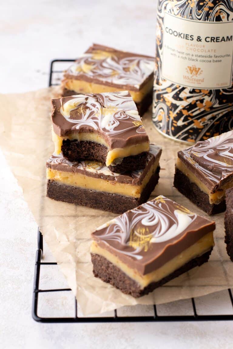Cookies & Cream Millionaires Shortbread