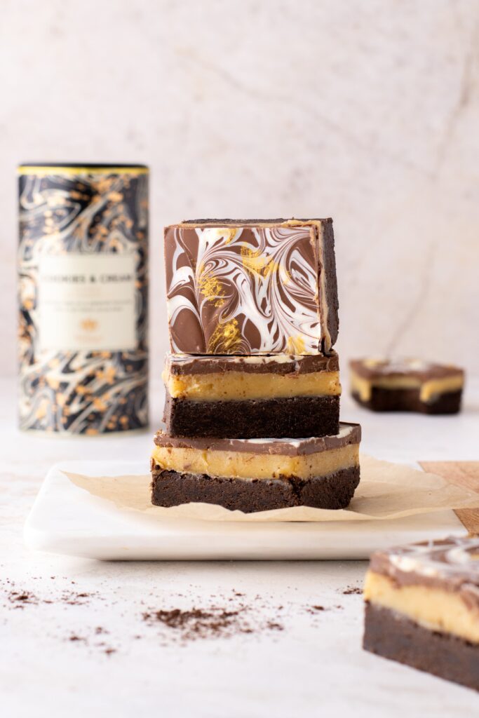 Stack of Millionaires shortbread