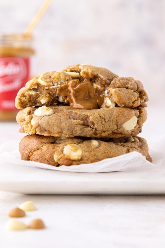 Biscoff Stuffed Cookies