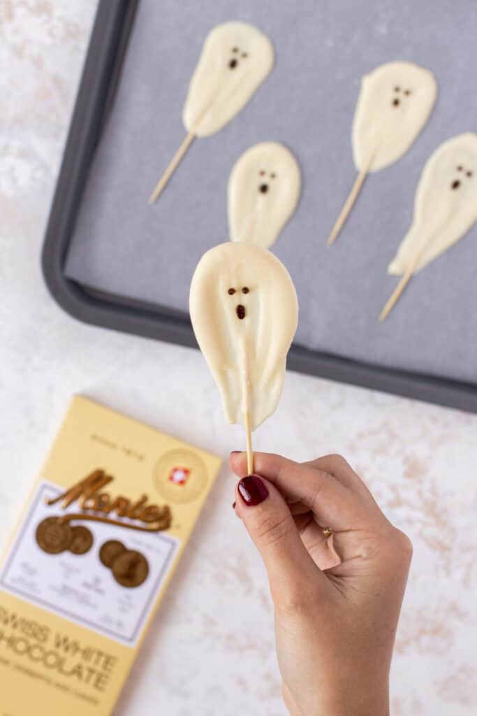 White Chocolate Ghosts
