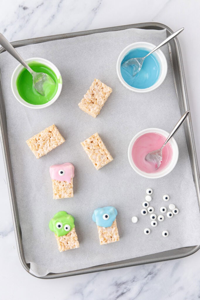 rice krispie monsters