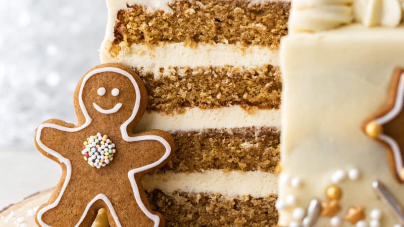Gingerbread Cake with Caramelised White Chocolate Buttercream