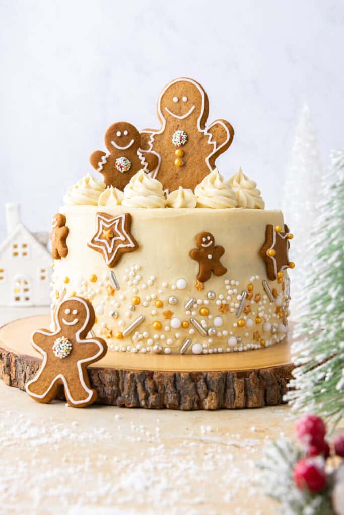 Gingerbread Cake with Caramelised White Chocolate Buttercream